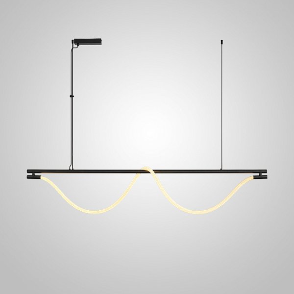 Реечный, рядный светильник GLORIFY OPTIC LUX LONG L150 Black by ImperiumLoft