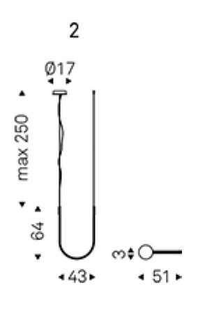 Подвесной светильник Cattelan Italia Nahun 2
