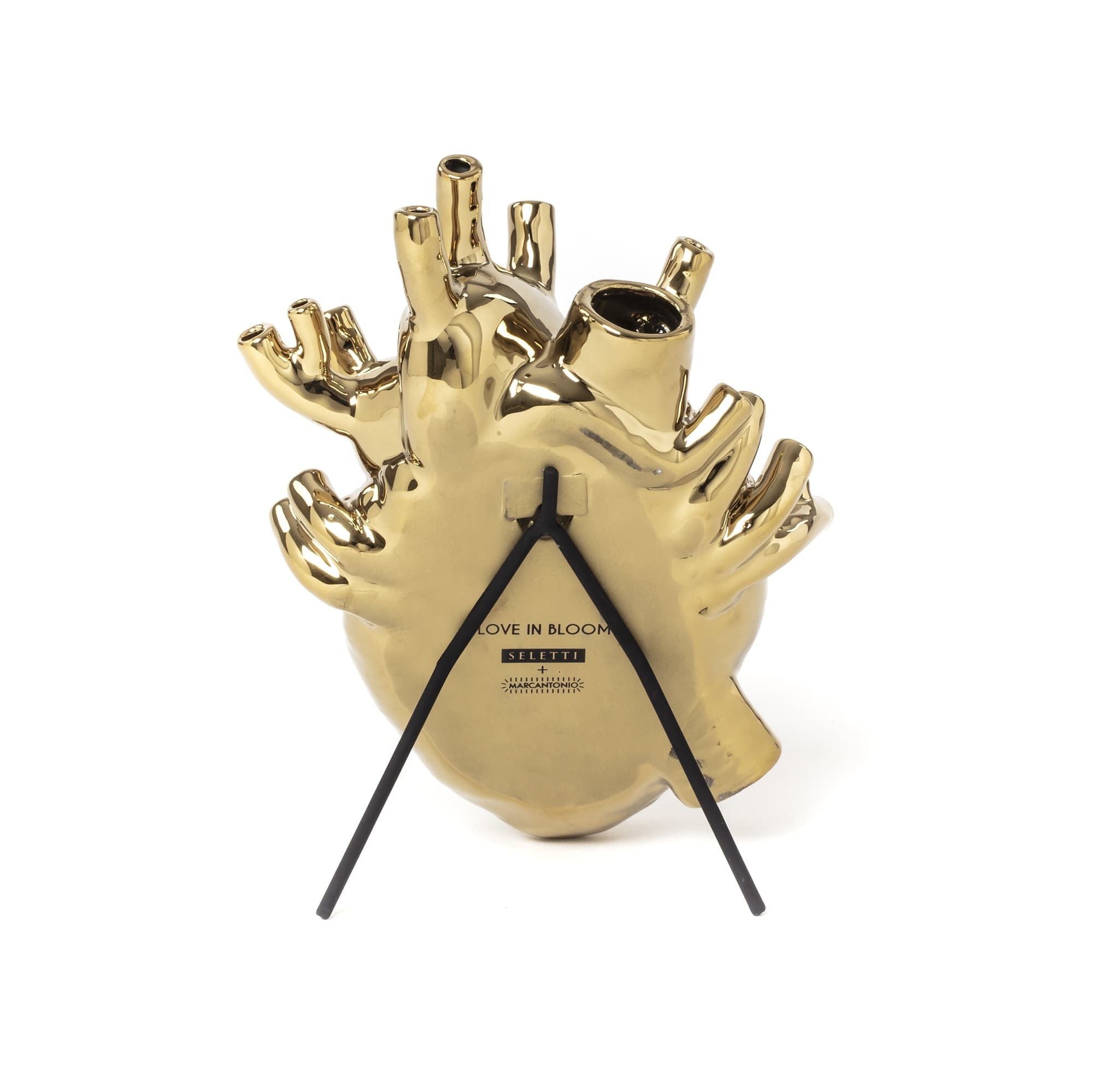 Ваза Seletti Love in Bloom Gold 09921
