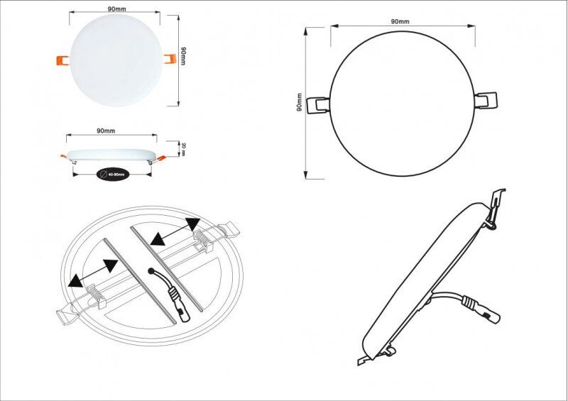 Встраиваемый светильник Arte Lamp A7981PL-1WH