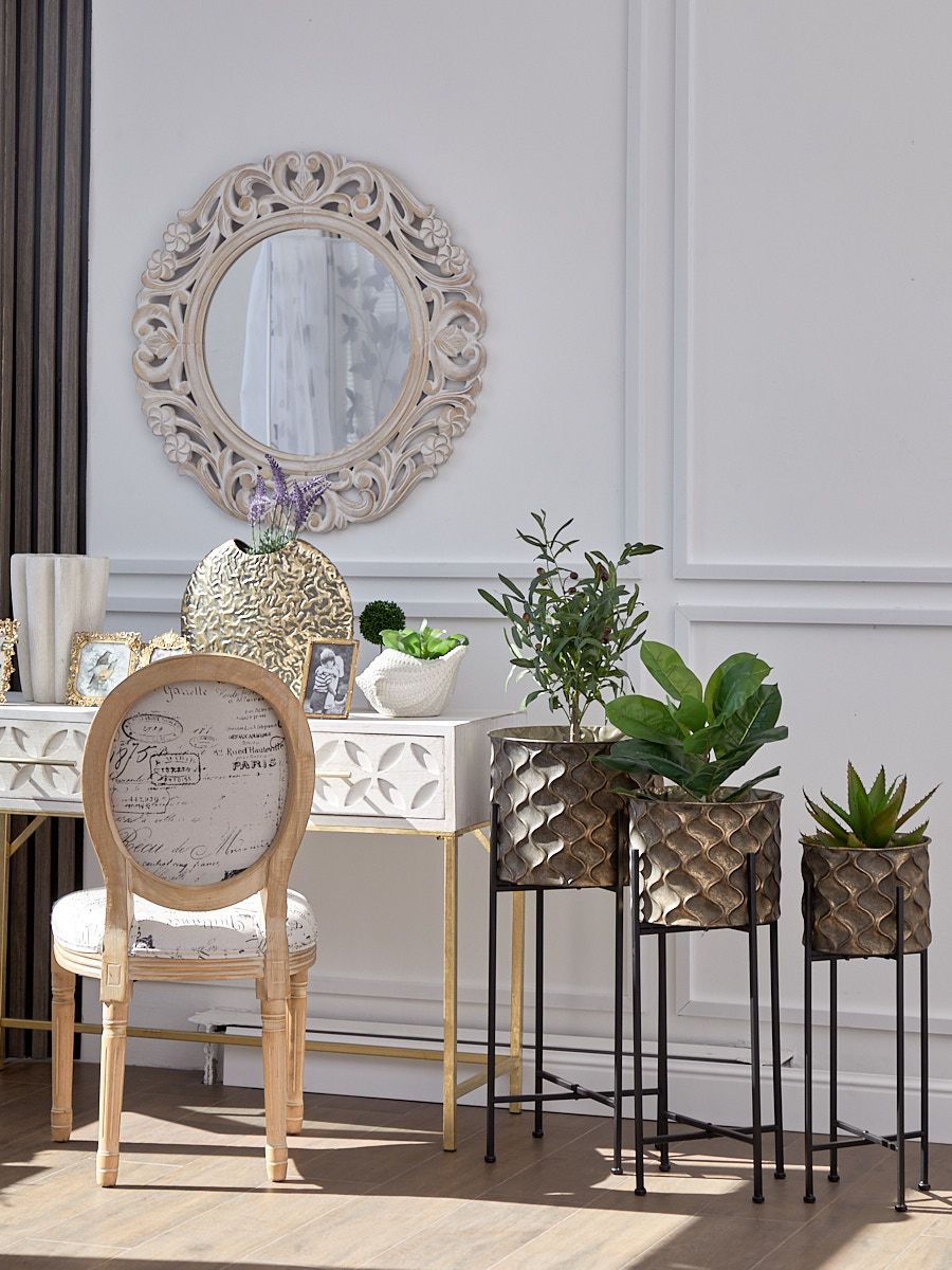 Кашпо напольные Конго на подставках, набор Glasar 57-462