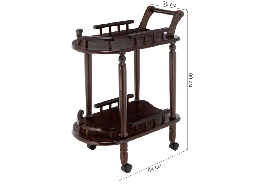 Журнальный стол Woodville Trolly oak 1961