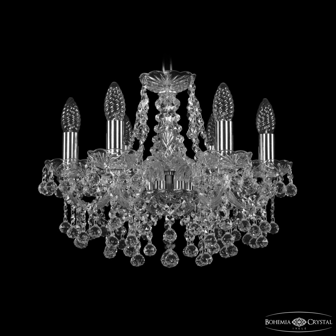 Люстра хрустальная 1409/6/141 Ni Bohemia Ivele Crystal