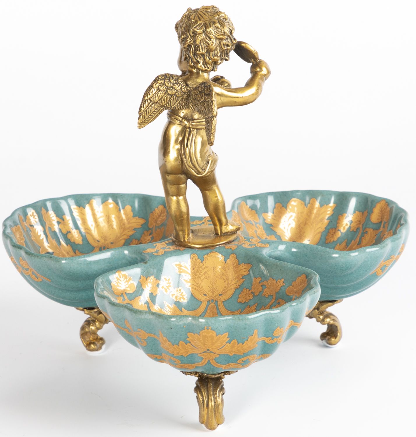 Менажница с ангелом Glasar 31G2197/C618EC/NB4199