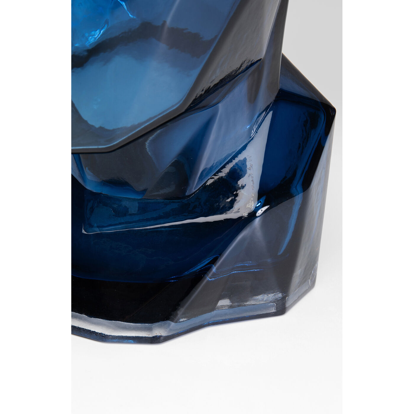 Ваза Prisma Face Blue 30 см KARE 56187