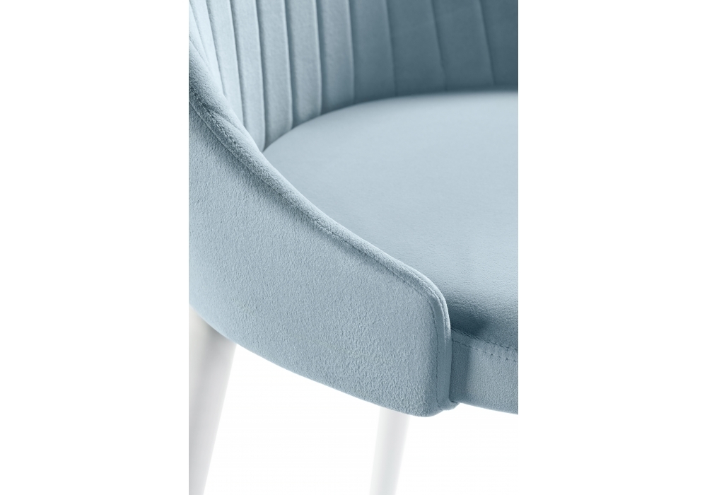 Стул Woodville Kora light blue / white 15095
