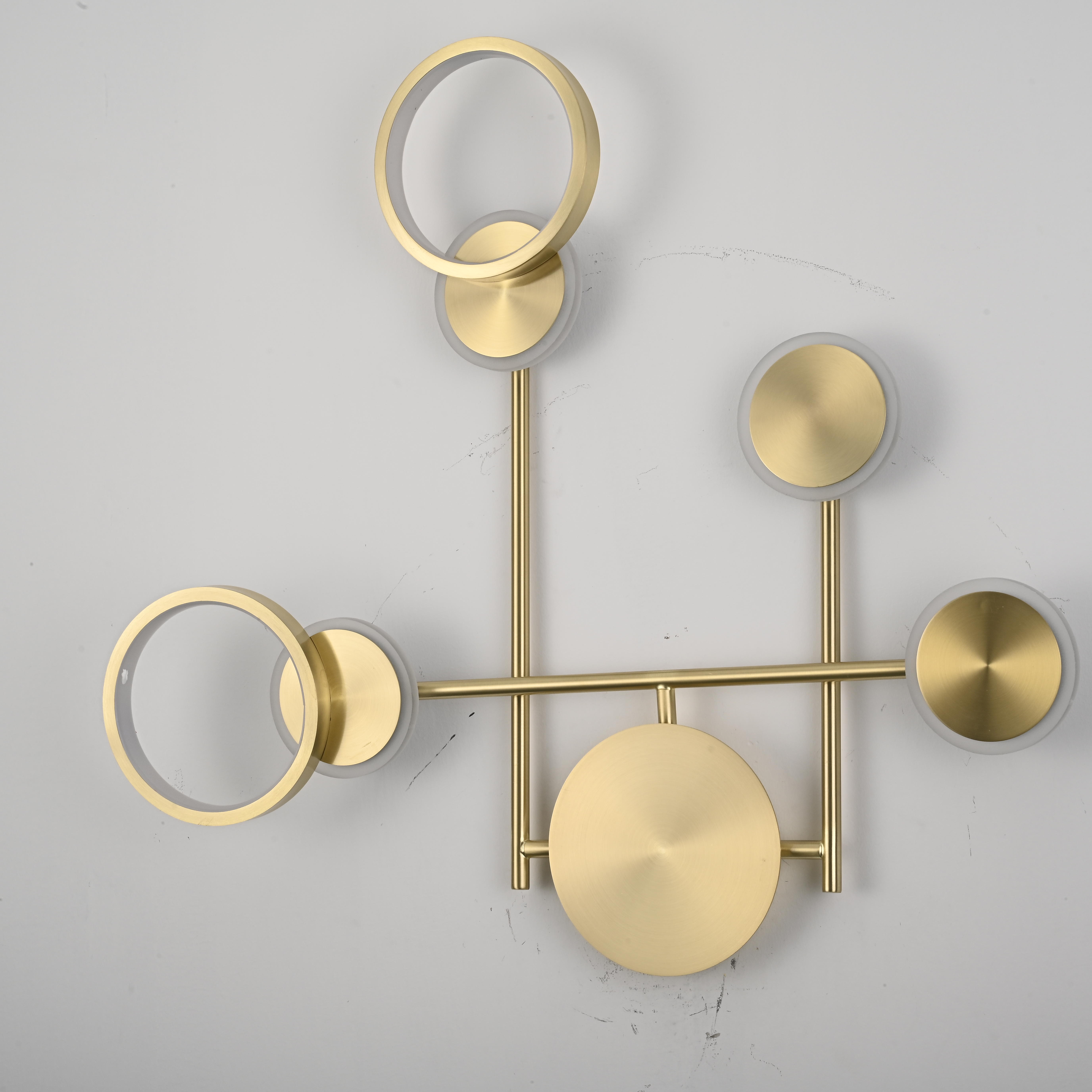 Настенный светильник ZINGY E Brass by ImperiumLoft