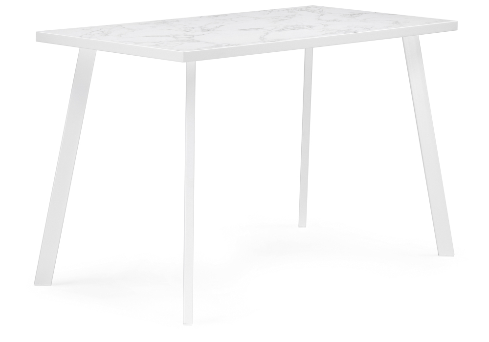 Стол деревянный Woodville Тринити Лофт 120х60х75 25 мм сабия / белый матовый 476933