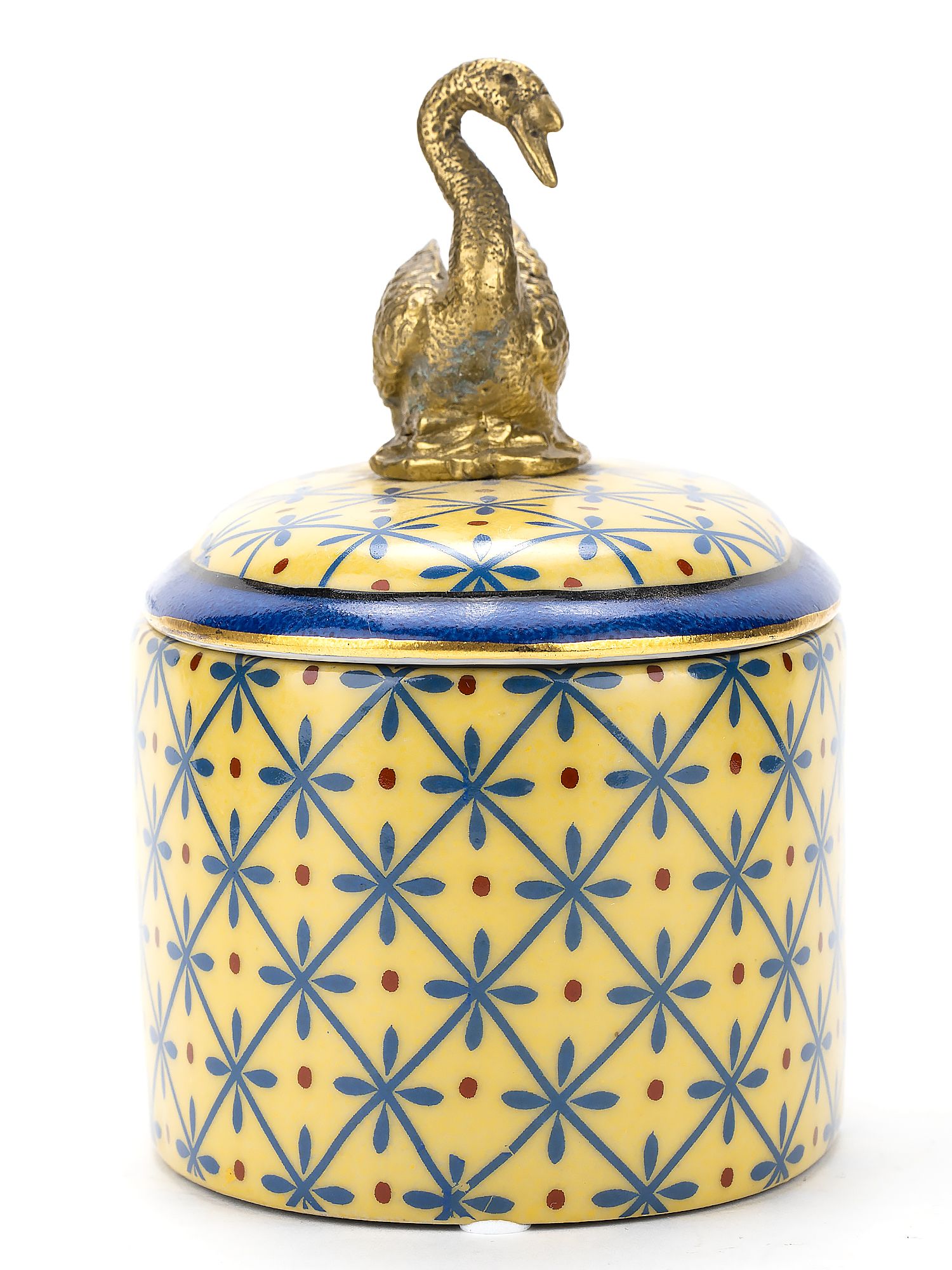 Шкатулка с лебедем Glasar B788/1/HY2204