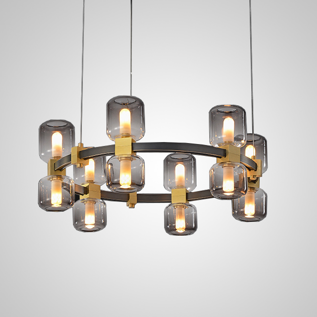 Подвесная люстра WENDEL L12 Grey by ImperiumLoft