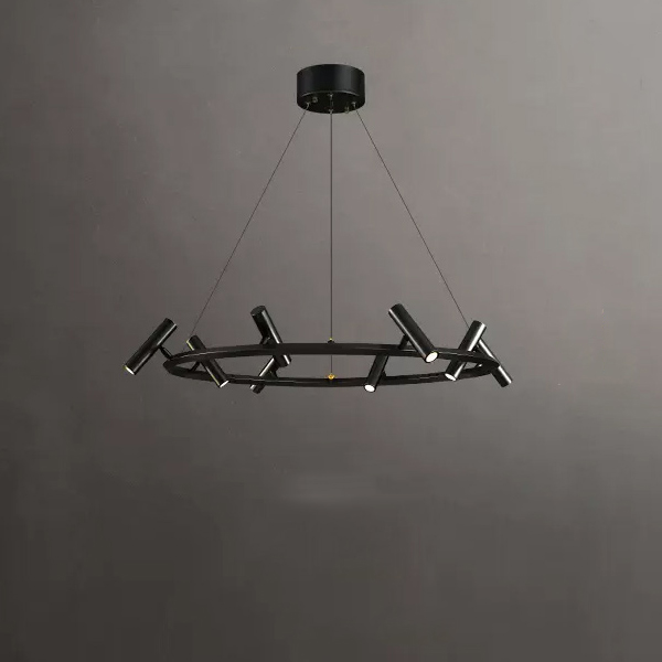 Кольцевые люстры и светильники LEEDS RING L8 by ImperiumLoft