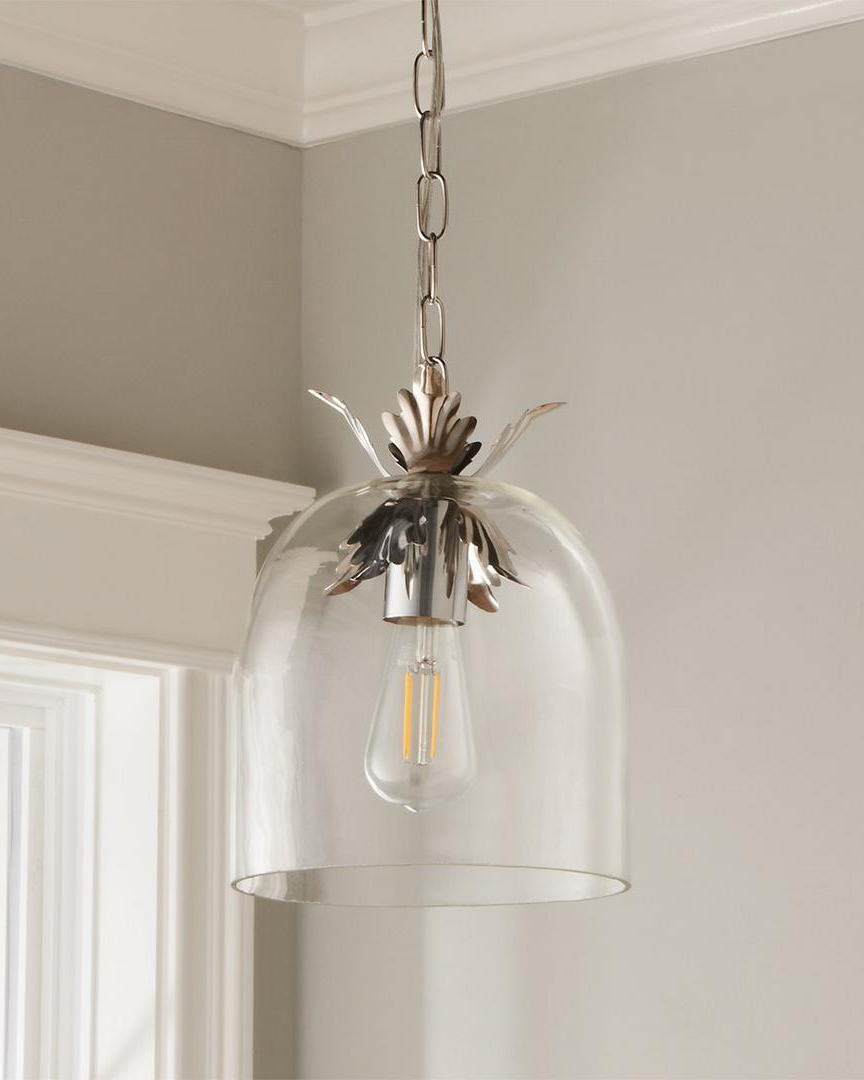 Серебряный подвесной светильник Акант Louvre Home LHLPN281023PQS