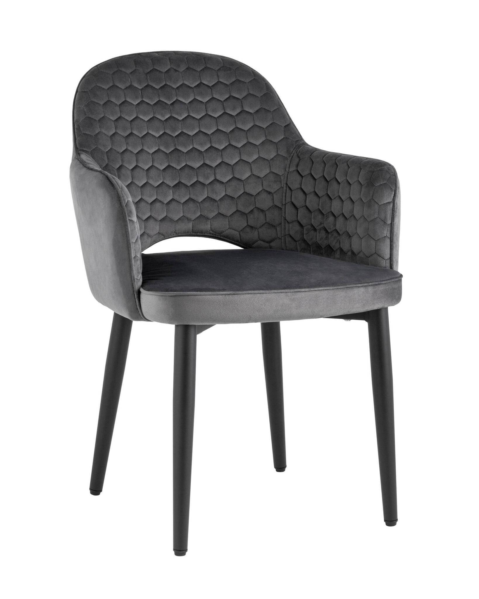 Стул Венера Хани велюр серый Stool Group