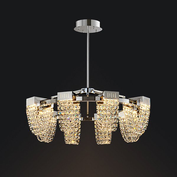 Потолочная люстра ALVARIN D80 Chrome by ImperiumLoft
