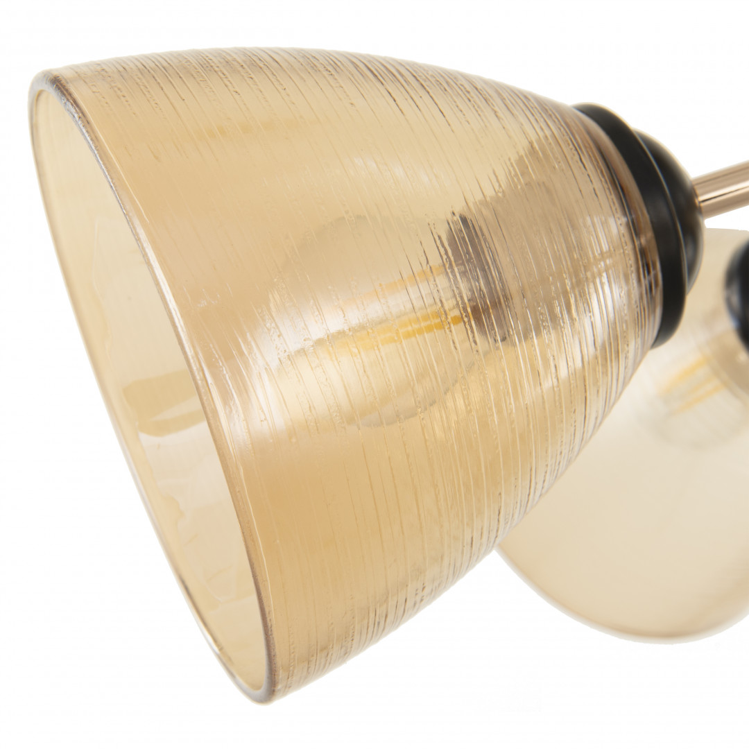 Люстра с плафонами 329007/5 GD.BK Arte Milano