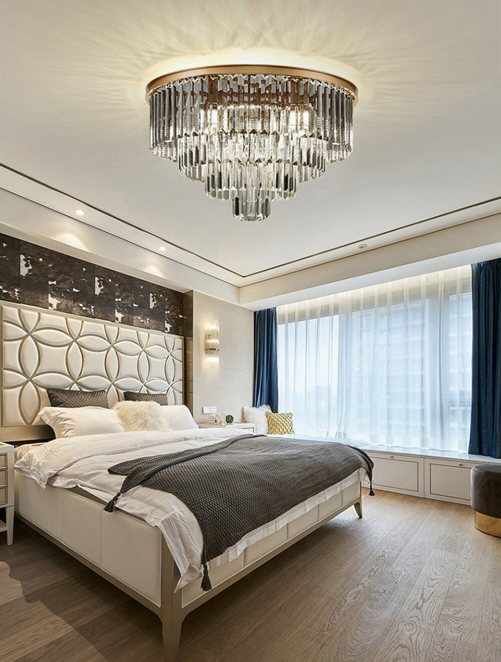 Потолочный светильник Delight Collection Odeon 6R black/smoky