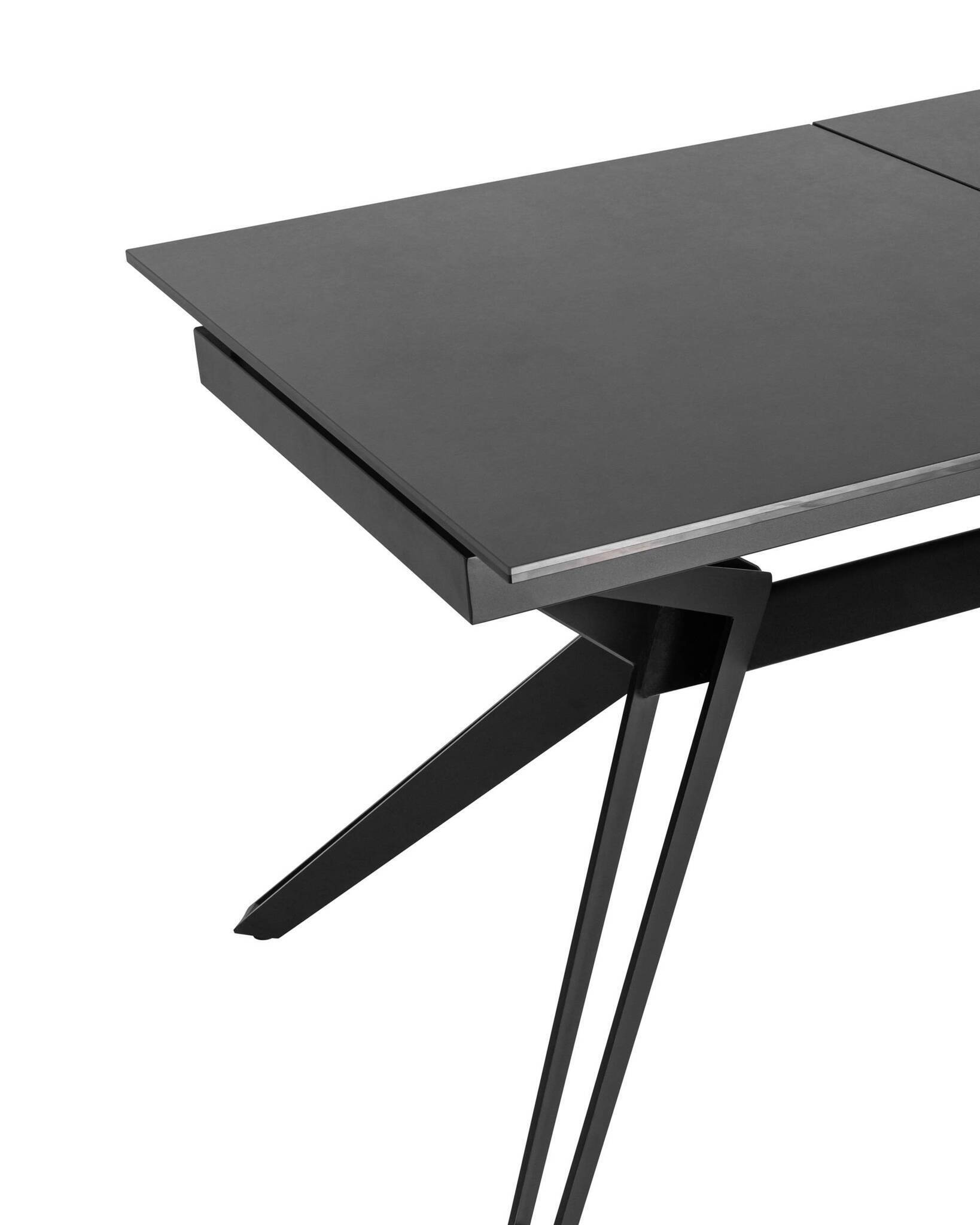 Стол обеденный Олимпия раскладной 160-210*90 керамика темная Stool Group