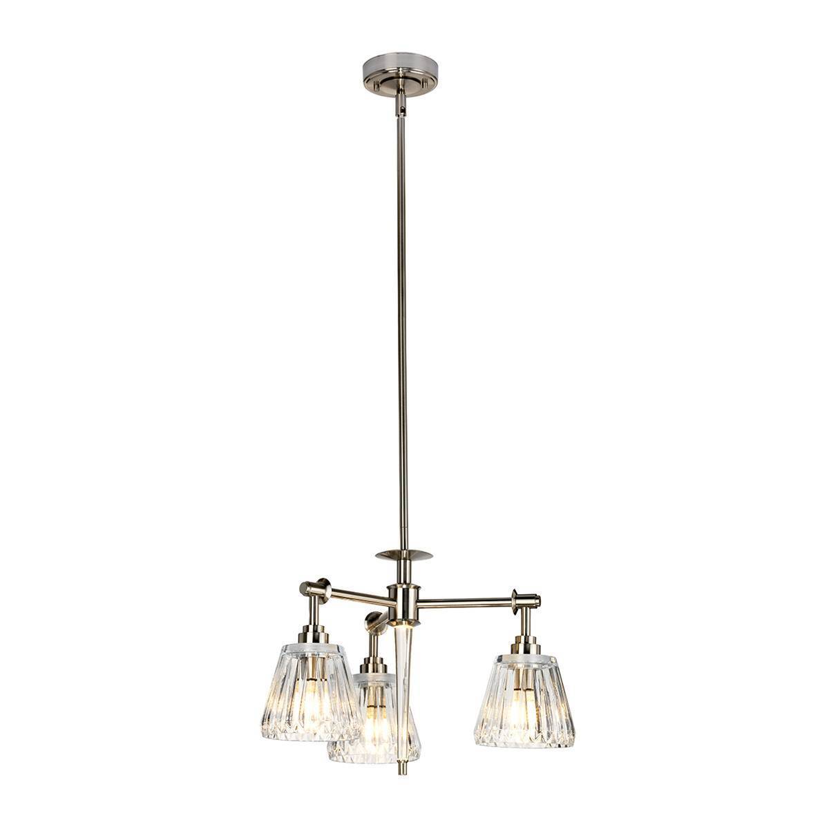 Люстра для ванных комнат Elstead BATH/AGATHA3P BN