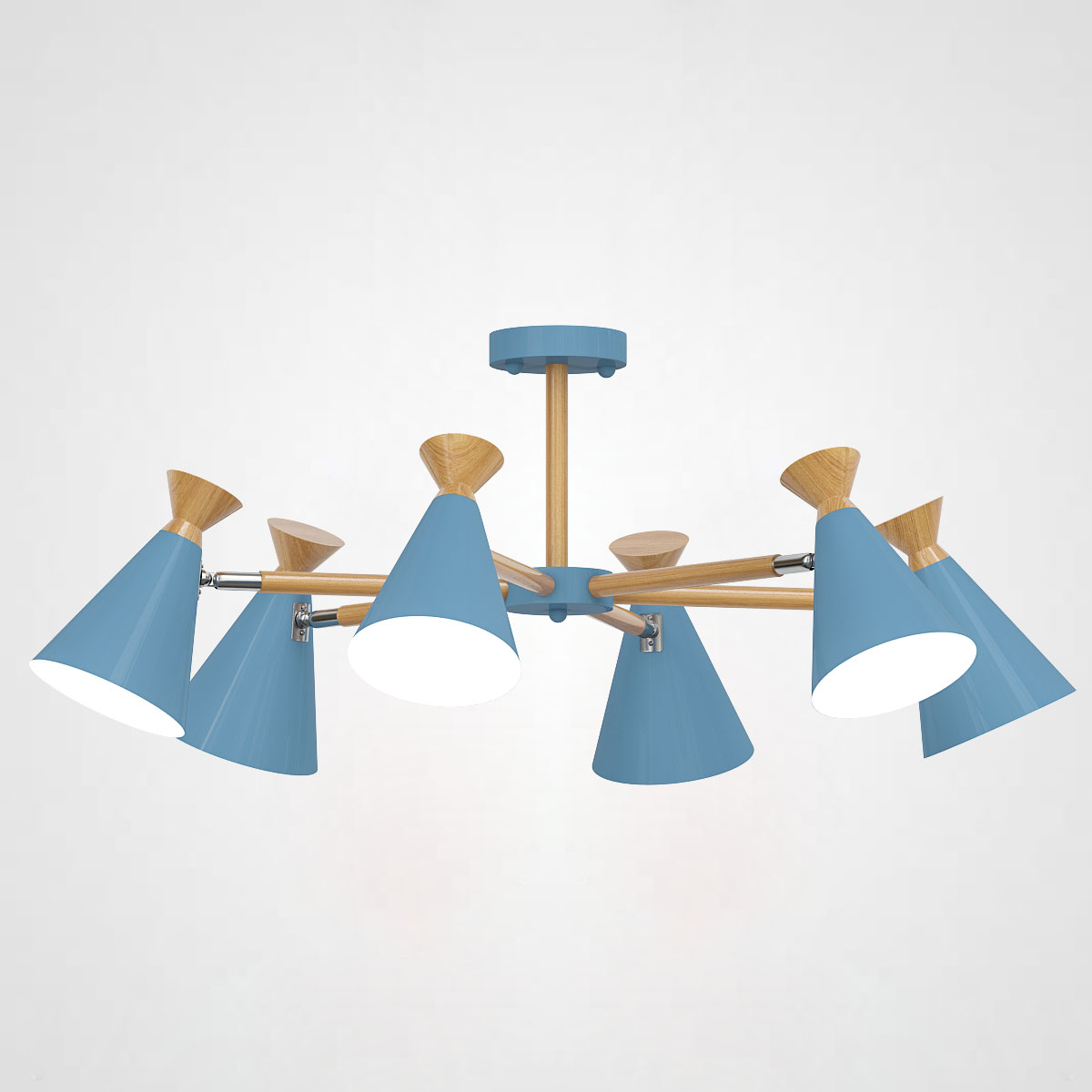 Люстра на штанге OLA D76.5 Blue by ImperiumLoft