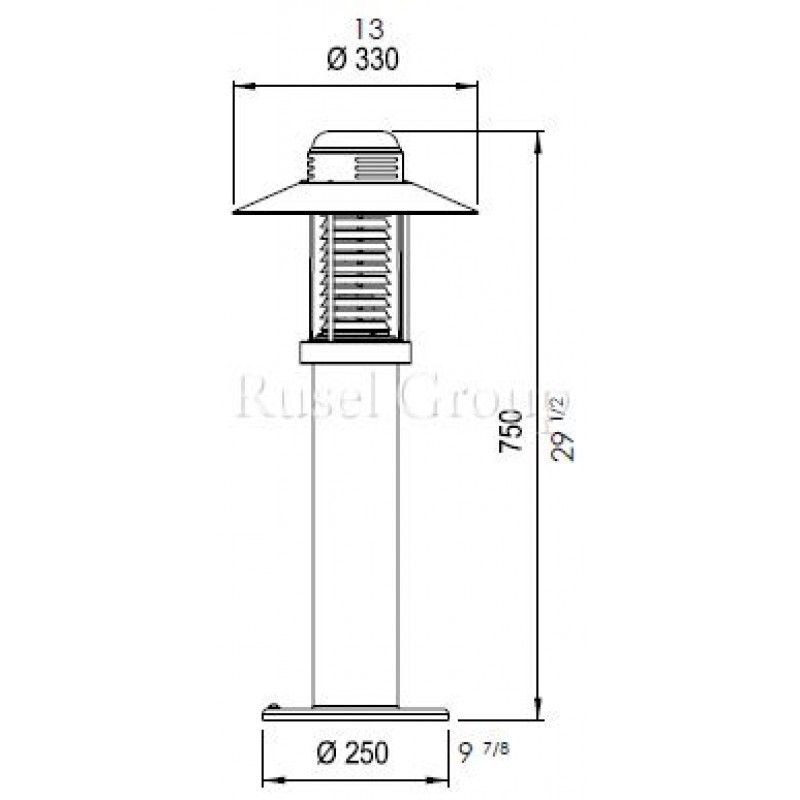 Уличный светильник Kolarz FUTURA CUPRUM 95013/CU