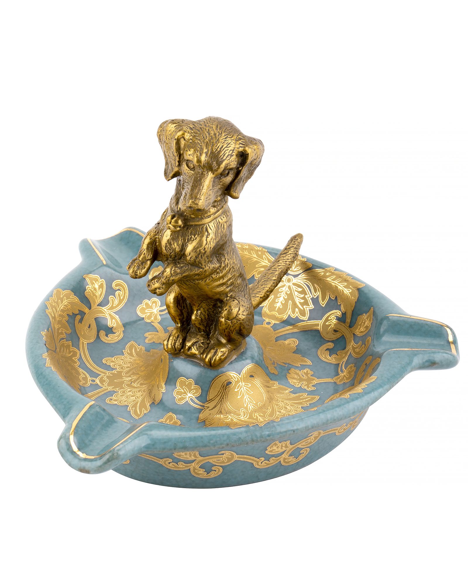 Пепельница с собачкой Glasar 31G0655/C554C/NB4199