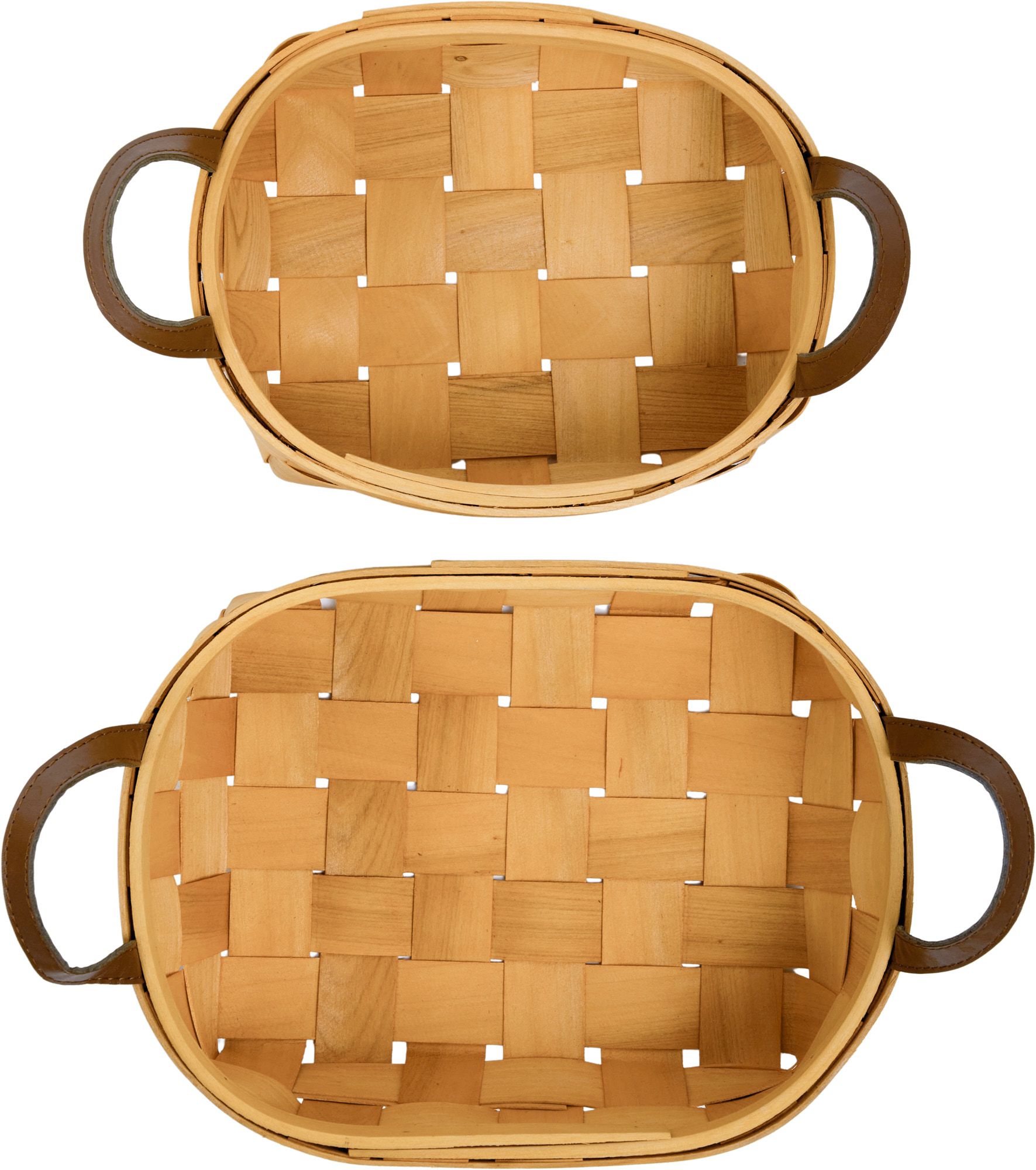 Корзинки бамбуковые с ручками, набор Glasar 57-428