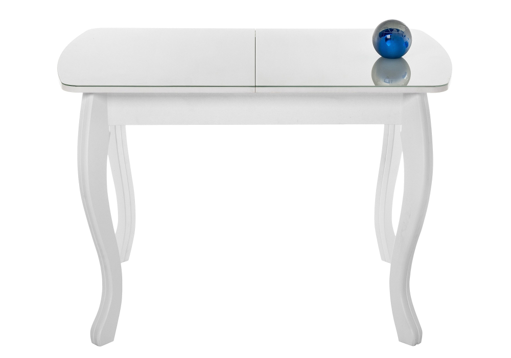 Стол стеклянный Woodville Бриллиант белый 368654