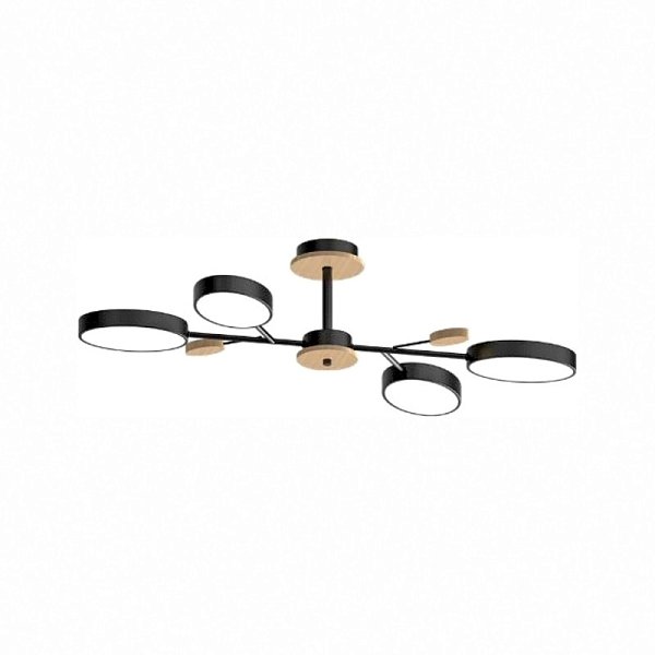 Люстра на штанге LED4U L3219-830 BK