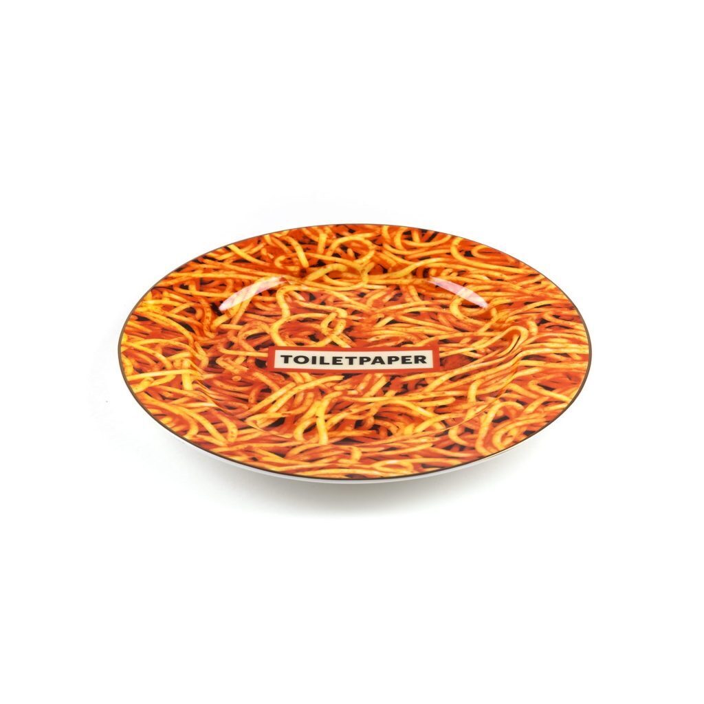 Тарелка Seletti Spaghetti Gold Border 16933