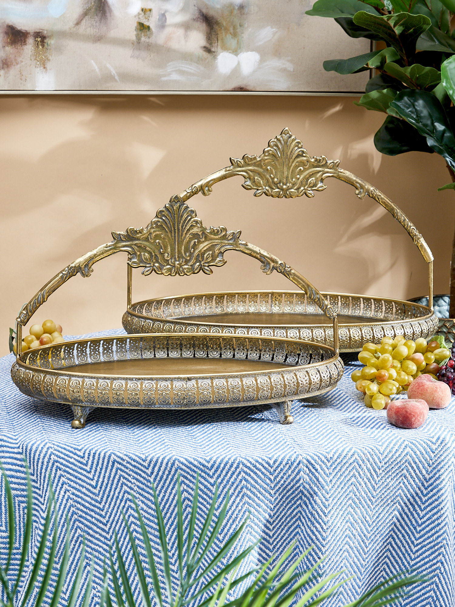 Блюда с ручками Эфиопия, набор Glasar 57-245