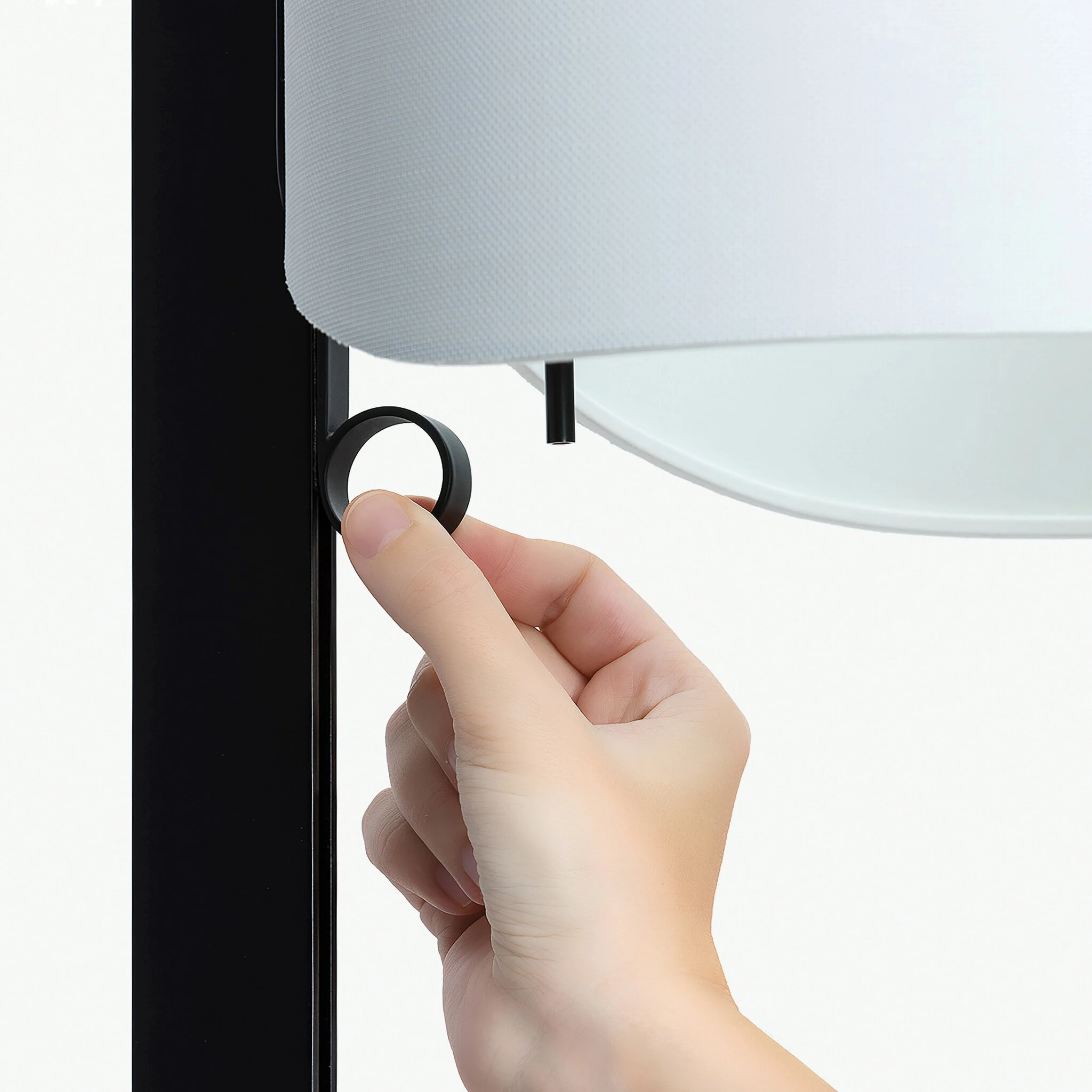 Торшер Stand Up черного и серого цвета E27 20W Faro