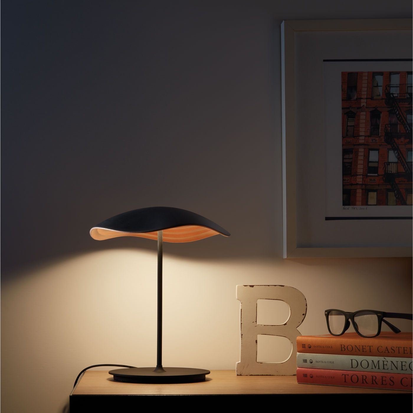 Настольная лампа Bover Valentina M/29 Black