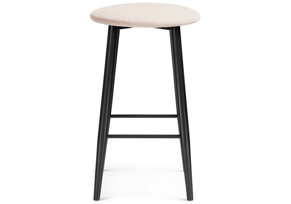 Барный стул Woodville Гангток катания айвори / черный матовый 507425