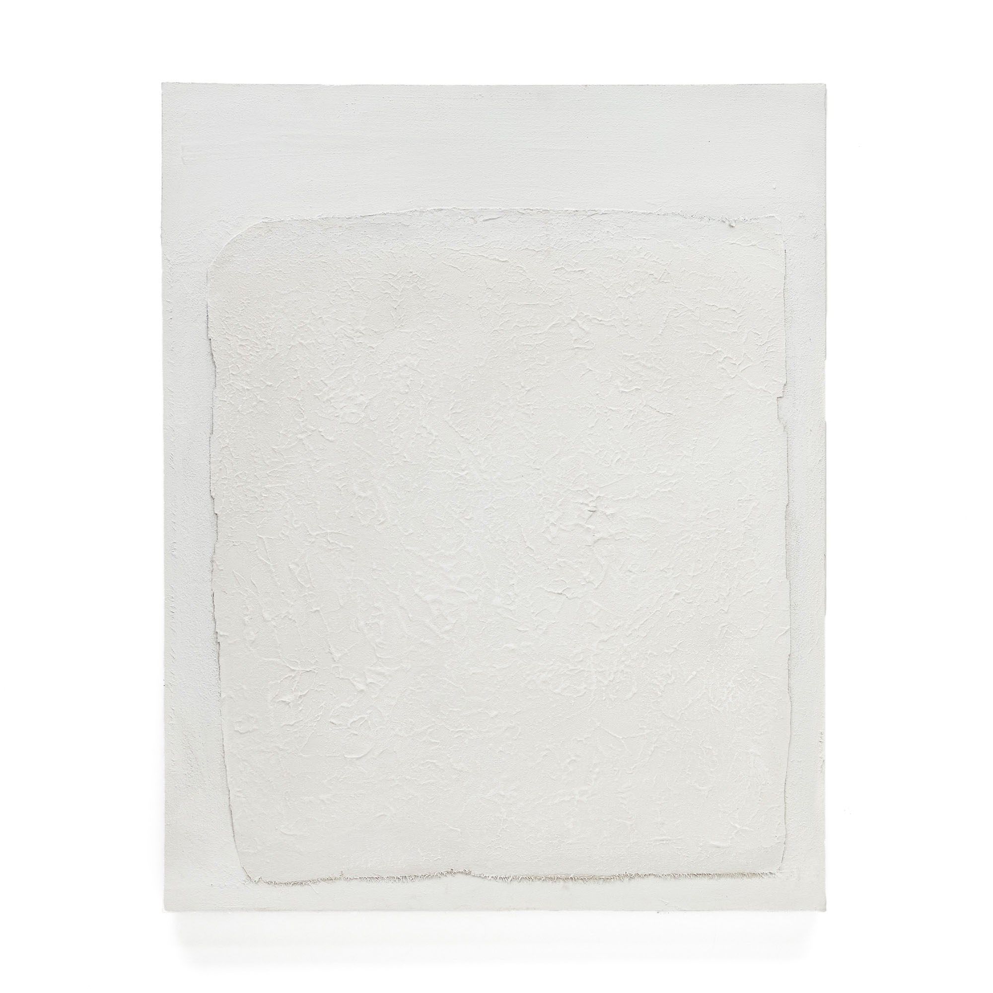 Rodes абстрактный фактурный холст белого цвета 80 x 100 см La Forma (ex Julia Grup)