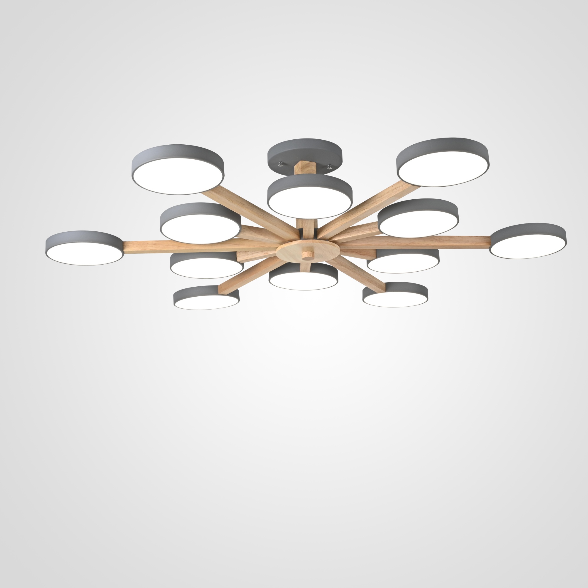 Потолочный светильник TURNA L12 Grey by ImperiumLoft