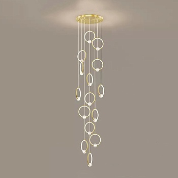 Подвесной светильник LUANA MORE L15 Brass by ImperiumLoft