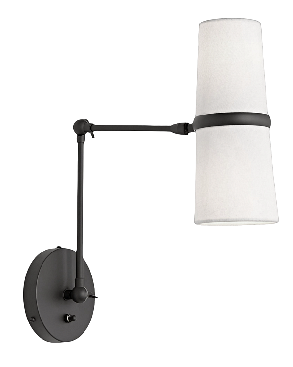 Чёрное бра Флемиш на шарнире Louvre Home JJ11113-2WA