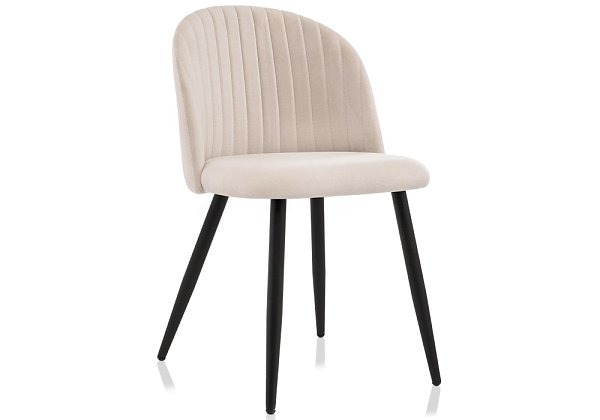 Стул Woodville Gabi 1 beige / black 15086