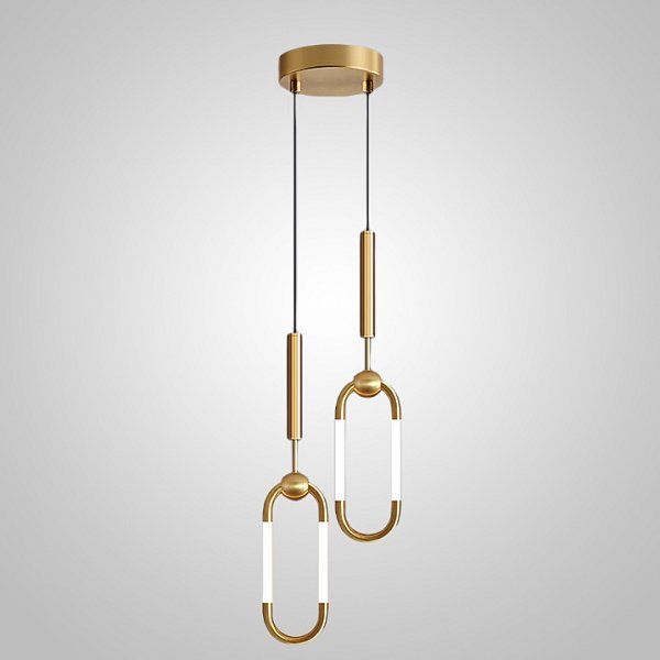 Подвесной светильник FINNUR DUO C H30 Brass by ImperiumLoft