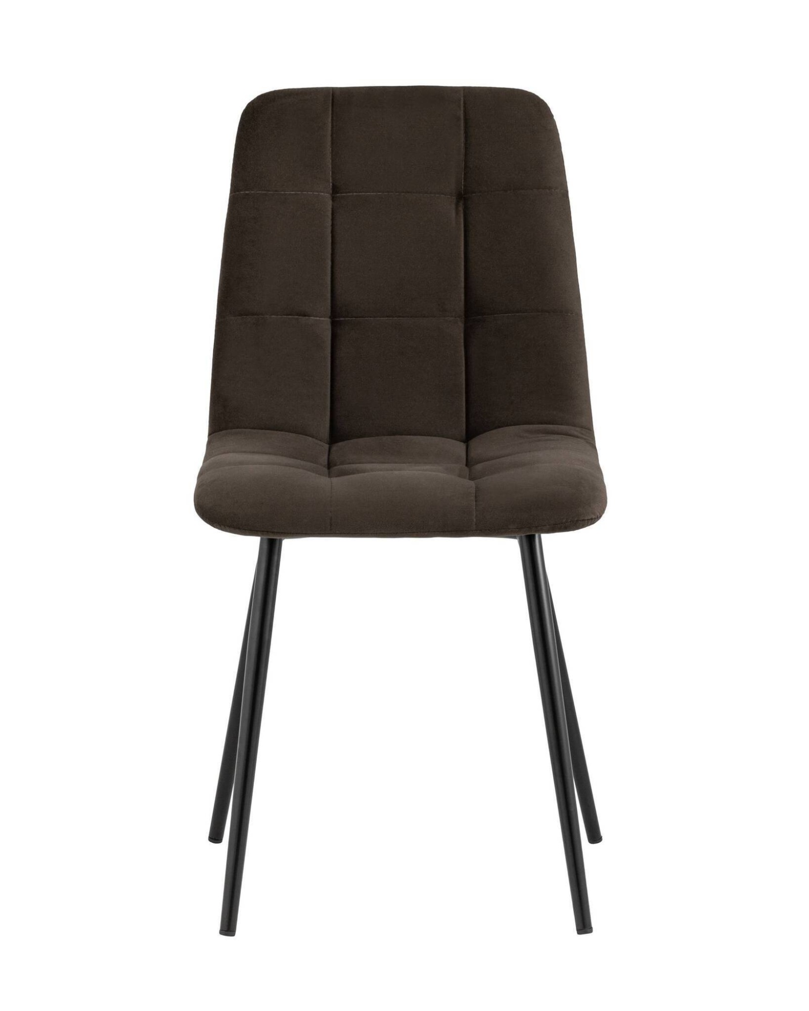 Стул Oliver велюр тёмно-коричневый Stool Group