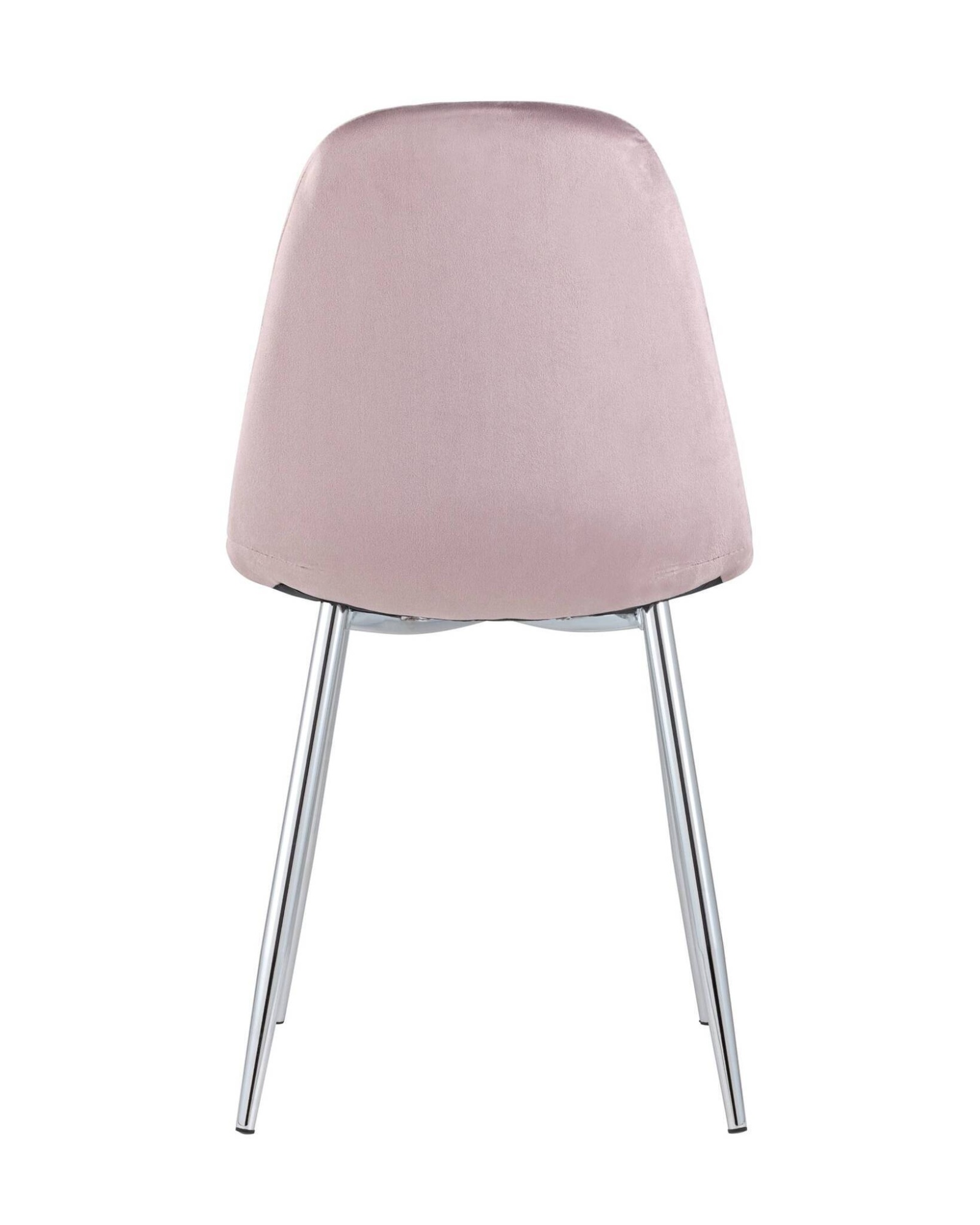 Стул Валенсия велюр розовый хромированные ножки Stool Group