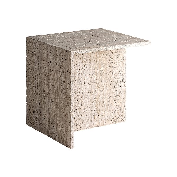 Приставной столик Theuville из травертина 50x50 Vical