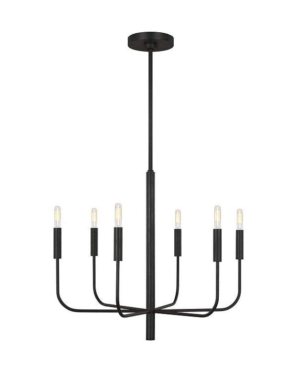 Люстра Уорвик  black Louvre Home JJ10541-6DC