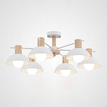 Люстра на штанге DOS D68 White by ImperiumLoft