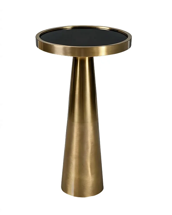 Золотистый придиванный столик Ридж Louvre Home FST200924RJ