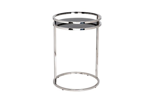 Столик журнальный черное стекло/хром Garda Decor 47ED-07900