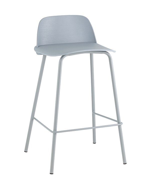 Стул полубарный Mist серо-голубой Stool Group