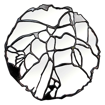 Зеркало BountyHome Roots Black mv412-black