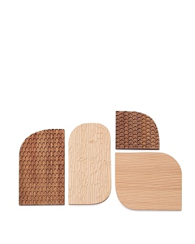 Trivax Стеновая панель из 4 частей из древесины акации La Forma (ex Julia Grup)