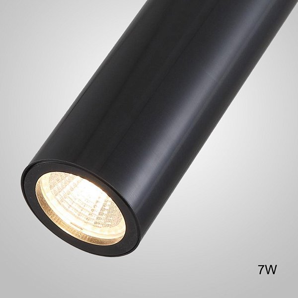Встроенный потолочный точечный светильник LINO C H26 Black 7W by ImperiumLoft